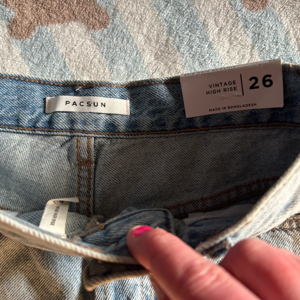 PACSUN size 26 vintage high rise NWT